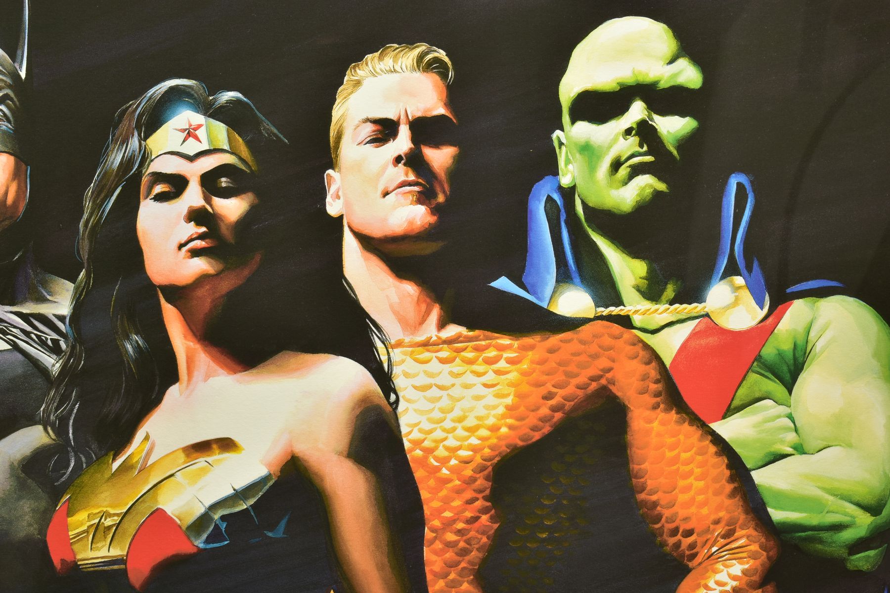ALEX ROSS (AMERICAN CONTEMPORARY) 'ORIGINAL SEVEN' portraits of Green Lantern, Flash, Superman, - Image 4 of 10