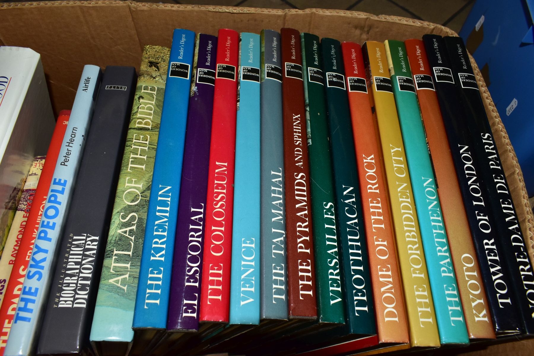 FIVE BOXES OF BOOKS, approximately ninety books with titles to include thirty Book Club Associates - Image 6 of 6