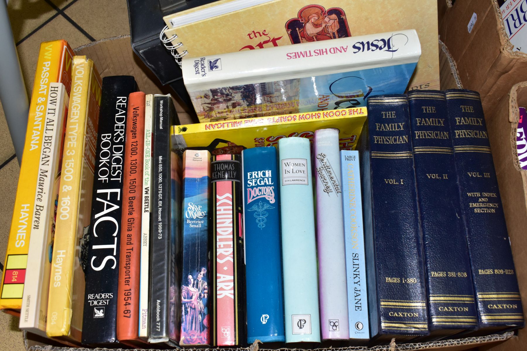 FIVE BOXES OF BOOKS, approximately ninety books with titles to include thirty Book Club Associates - Image 3 of 6