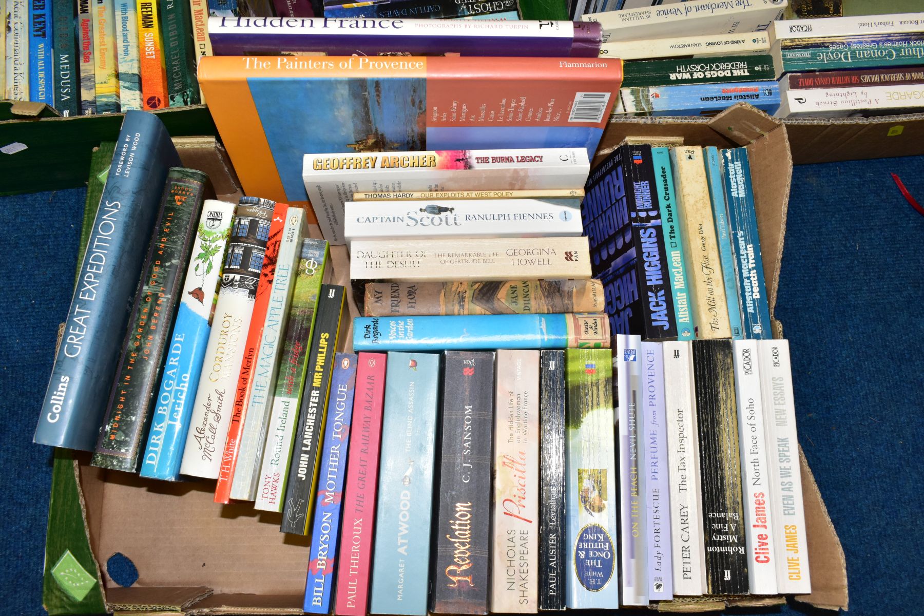 FIVE BOXES OF BOOKS, approximately two hundred books with titles to include fiction, railways, - Image 2 of 6