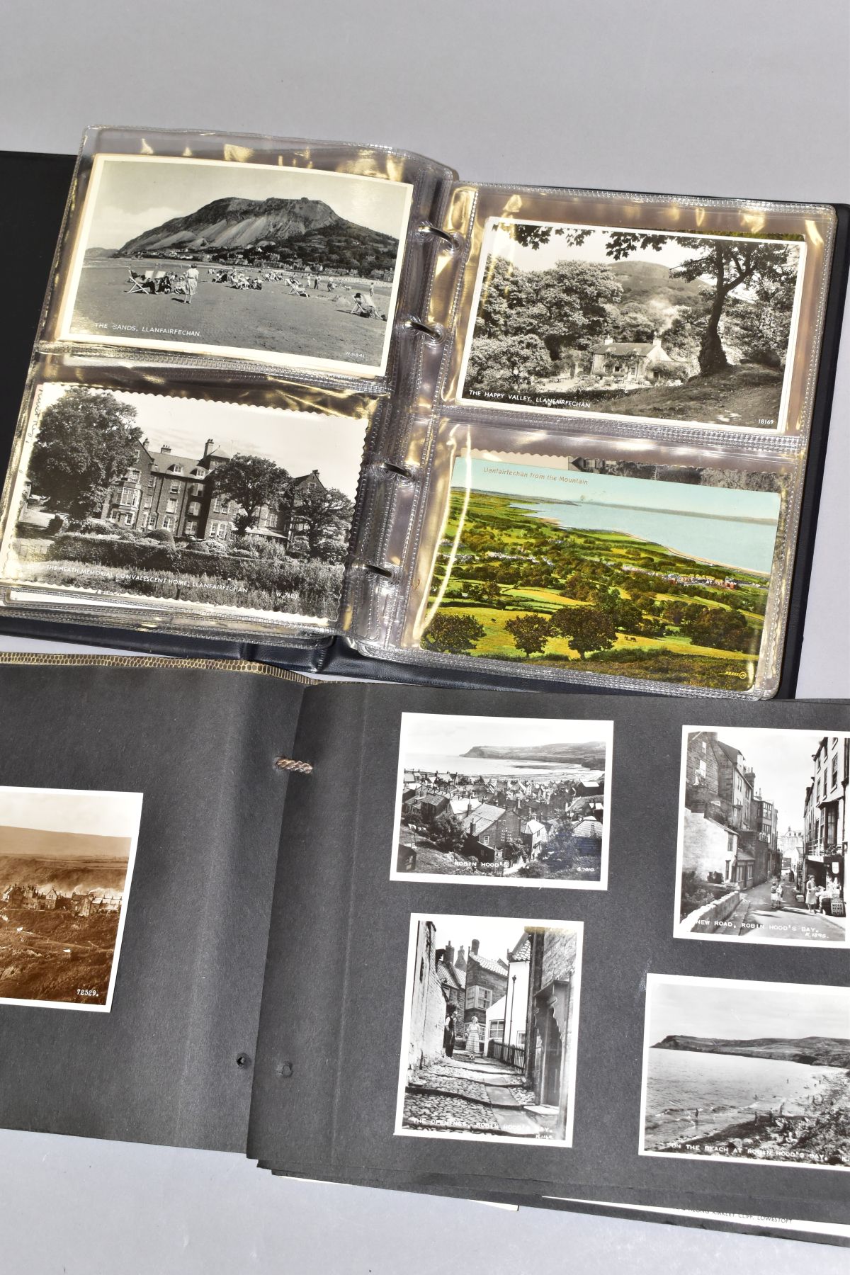 A BOX OF POSTCARDS AND CIGARETTE CARDS, approximately three to four hundred postcards loose and in - Image 16 of 25