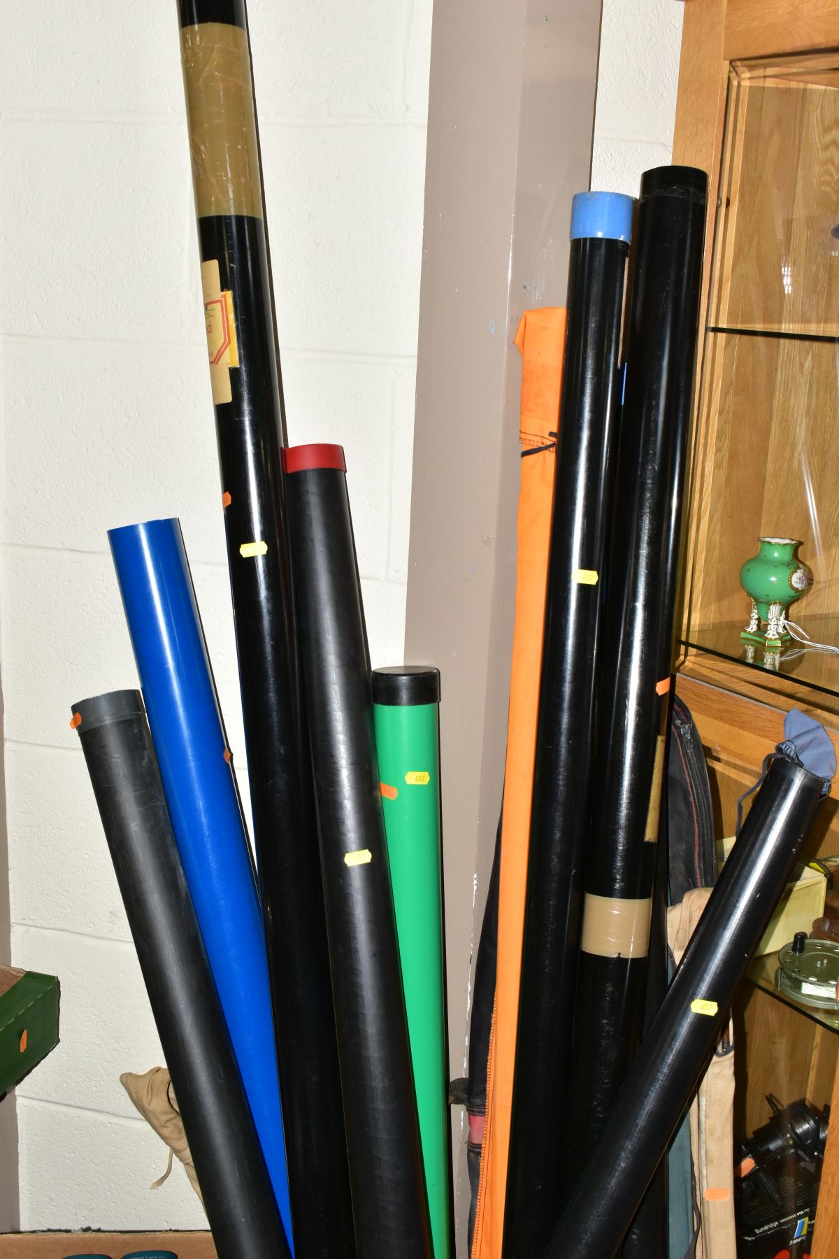 A QUANTITY OF FISHING RODS, REELS, NETS AND OTHER EQUIPMENT, to include Shakespeare and Seal rods, - Image 2 of 14