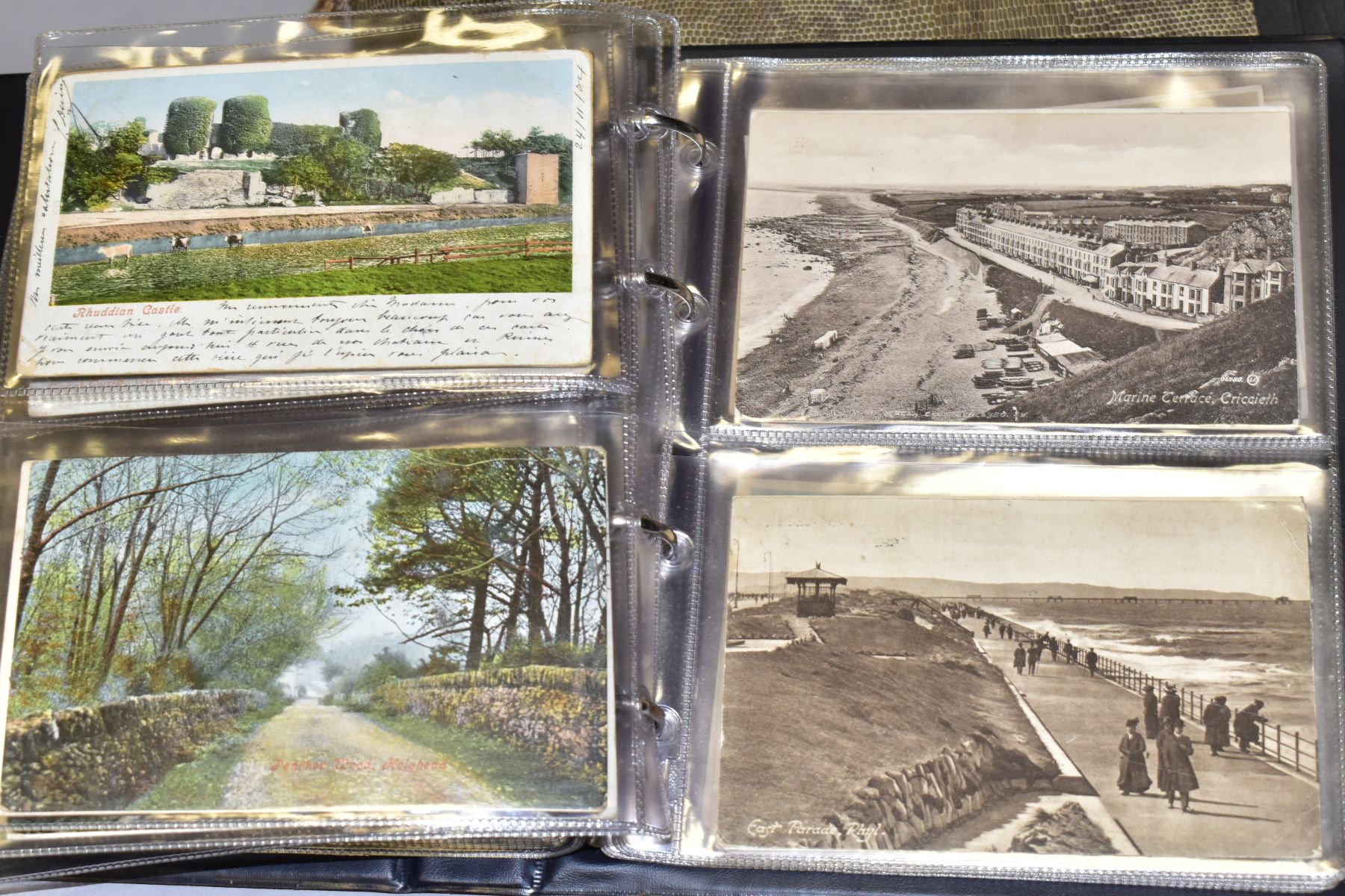 A BOX OF POSTCARDS AND CIGARETTE CARDS, approximately three to four hundred postcards loose and in - Image 23 of 25