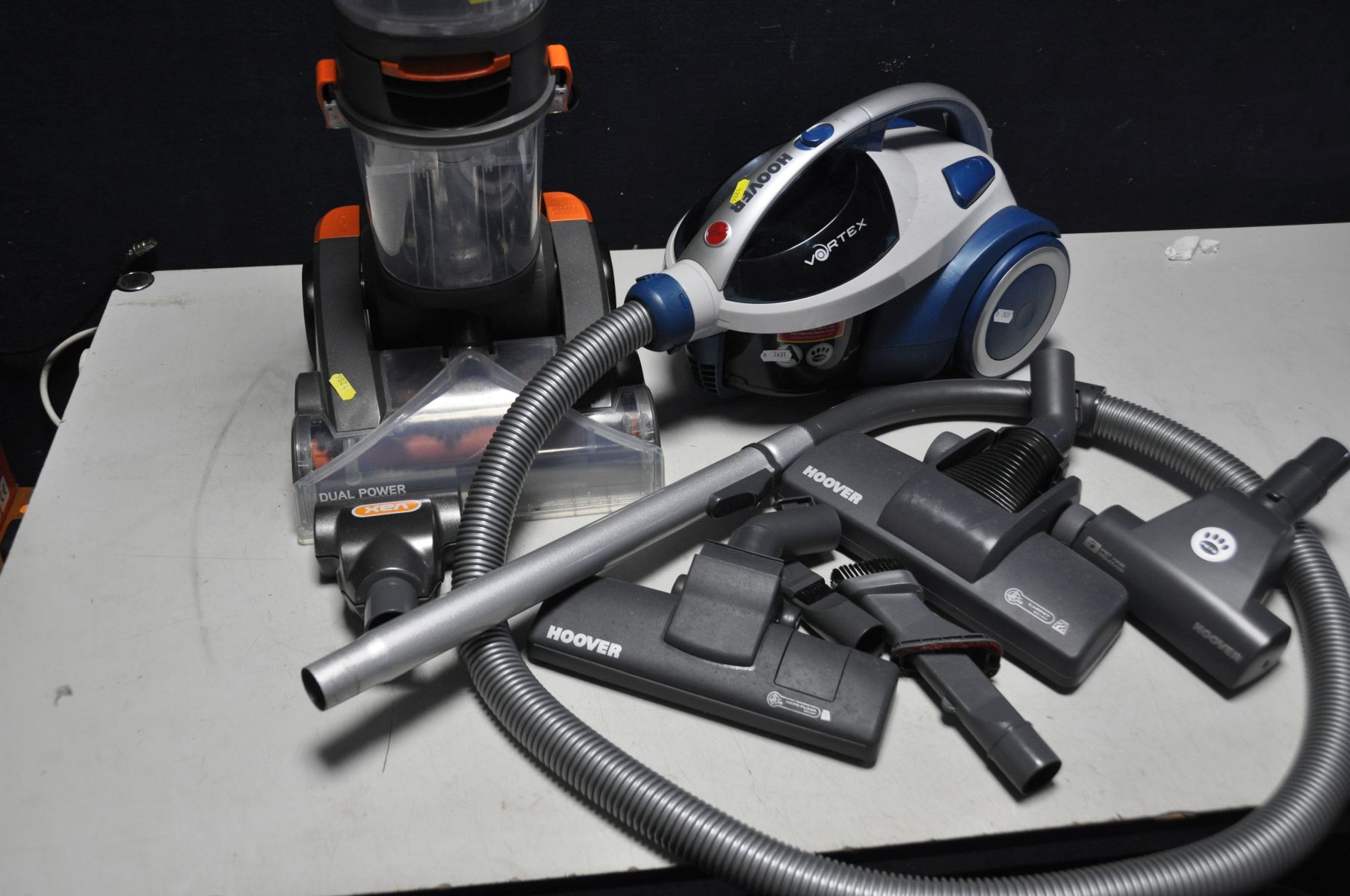 A VAX DUAL POWER CARPET WASHER and a Hoover Vortex vacuum cleaner with accessories (both PAT pass - Image 2 of 2