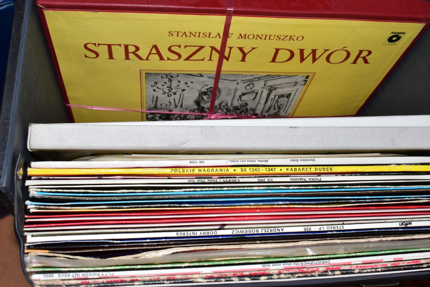 FOUR BOXES AND LOOSE BOOKS, EPHEMERA, RECORDS, A TYPEWRITER, A SLIDE PROJECTOR AND SUNDRY ITEMS, - Image 10 of 15