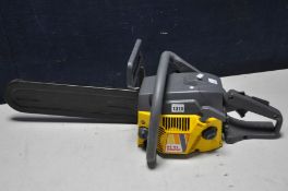 A DYNAMAC DY-41 PETROL CHAINSAW (untested but pulling freely)