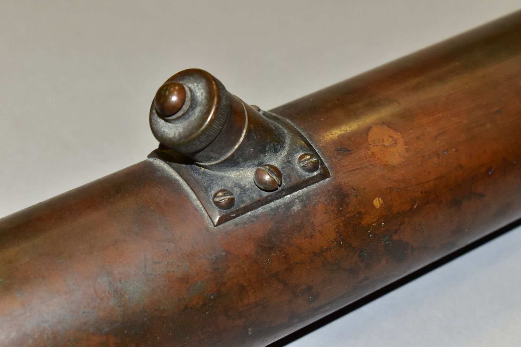 A W WATSON AND SONS LTD WORLD WAR ONE BRASS MILITARY TELESCOPE marked G S Telescope x 8 1400 W - Image 3 of 7