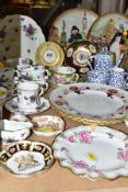 AN ASSORTMENT OF ROYAL CROWN DERBY, HAMMERSLEY, ROYAL DOULTON AND PARAGON, ETC, including Royal