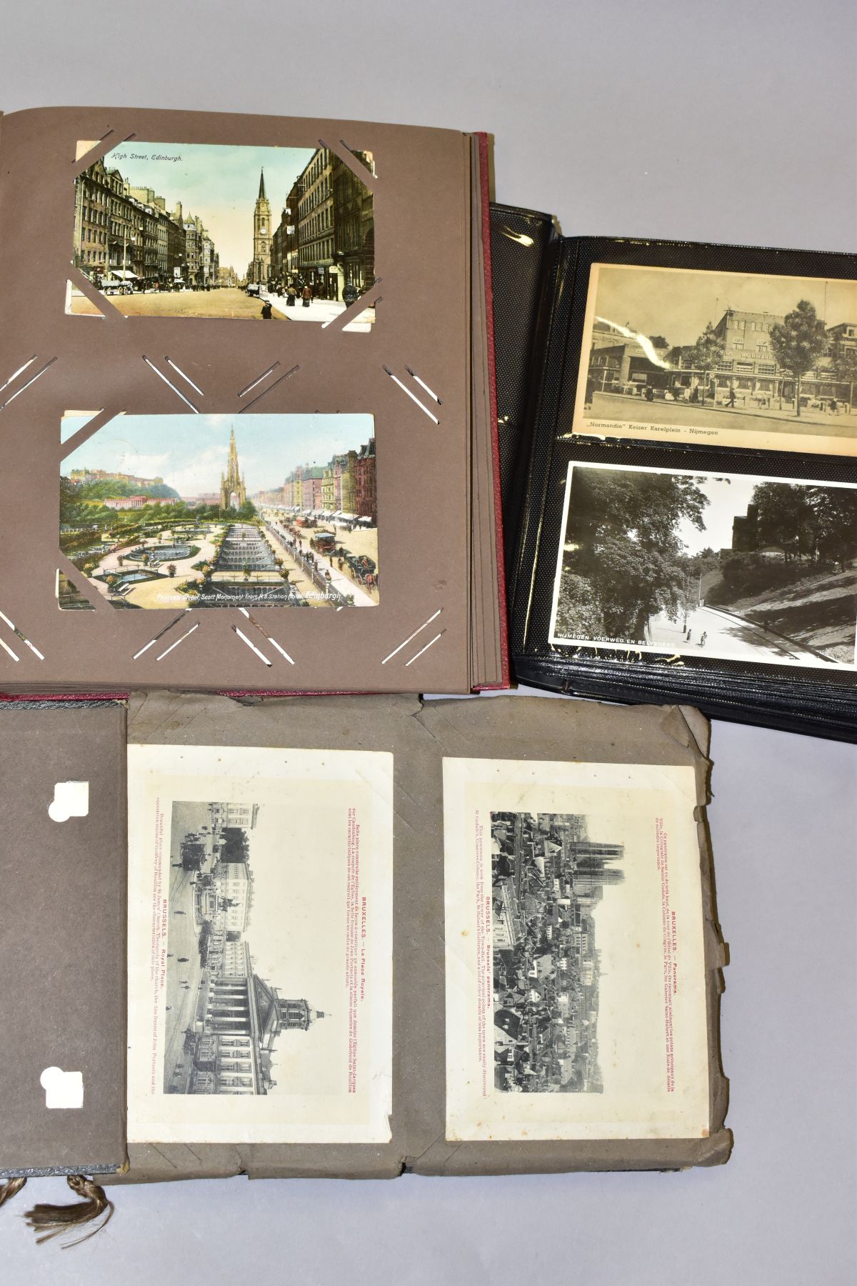 A BOX OF POSTCARDS AND CIGARETTE CARDS, approximately three to four hundred postcards loose and in - Image 2 of 25