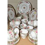 A FIFTY FOUR PIECE A B JONES GRAFTON CHINA MALVERN TEA/ DINNER SERVICE, comprising twelve dinner