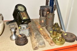 A VINTAGE MEASUREGRAPH, GAMBRELS, WEIGHTS AND MEASURES, to include a Measuregraph early twentieth