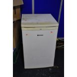 AN INDESIT UNDER COUNTER FREEZER (PAT pass and working at -18 degrees) width 55cm depth 60cm