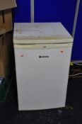 AN INDESIT UNDER COUNTER FREEZER (PAT pass and working at -18 degrees) width 55cm depth 60cm