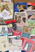 A BOX OF EPHEMERA RELATING TO ROYALTY ETC, to include souvenirs, magazines and newspapers