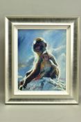 ROLF HARRIS (AUSTRALIAN 1930) 'BACKLIT BABOONS - GIBRALTAR' a limited edition print 32/75, signed