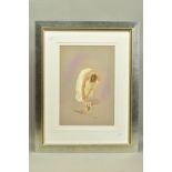 KAY BOYCE (BRITISH CONTEMPORARY) 'BALLET SLIPPERS', a signed limited edition print of a female