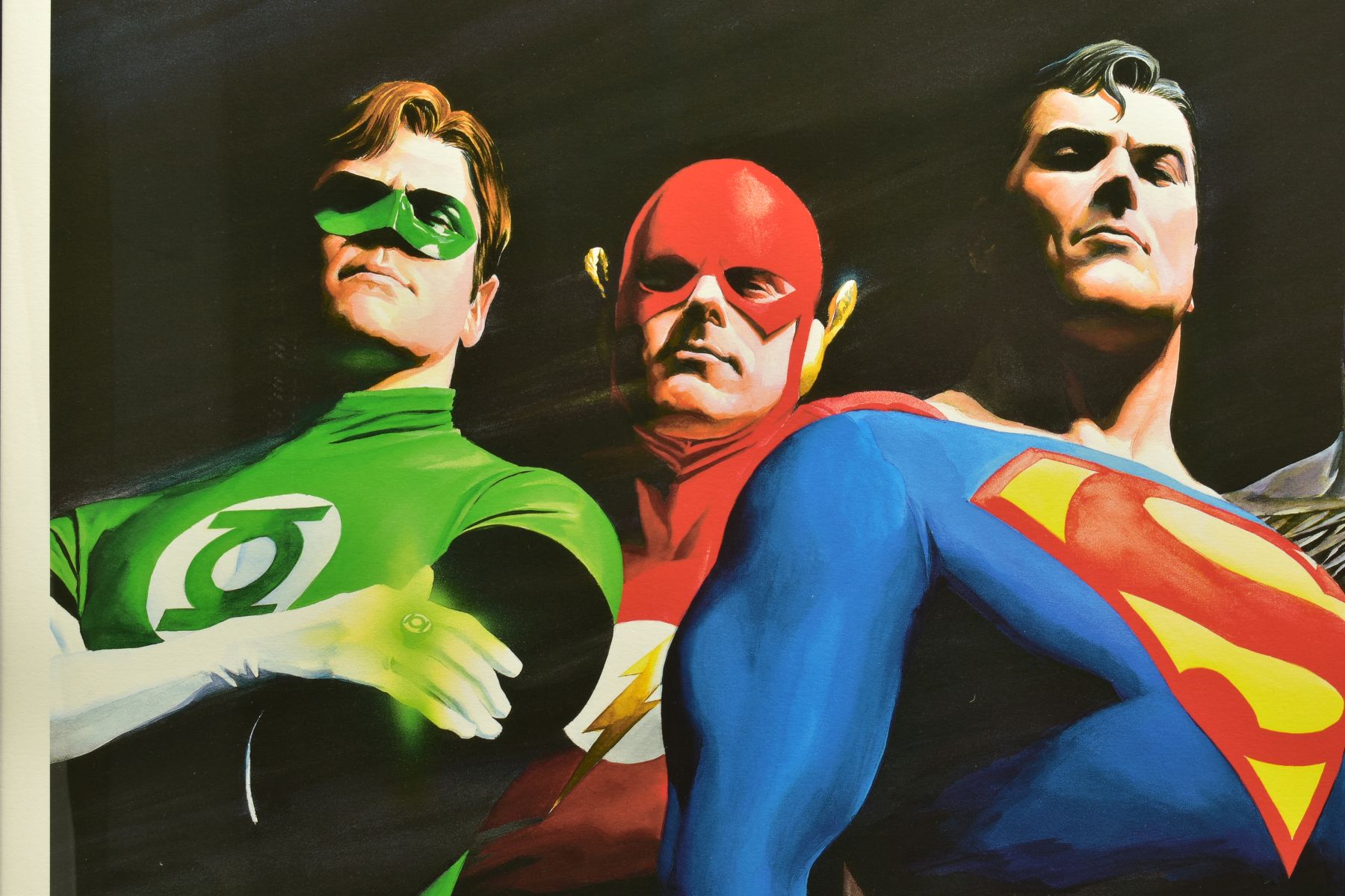ALEX ROSS (AMERICAN CONTEMPORARY) 'ORIGINAL SEVEN' portraits of Green Lantern, Flash, Superman, - Image 3 of 10