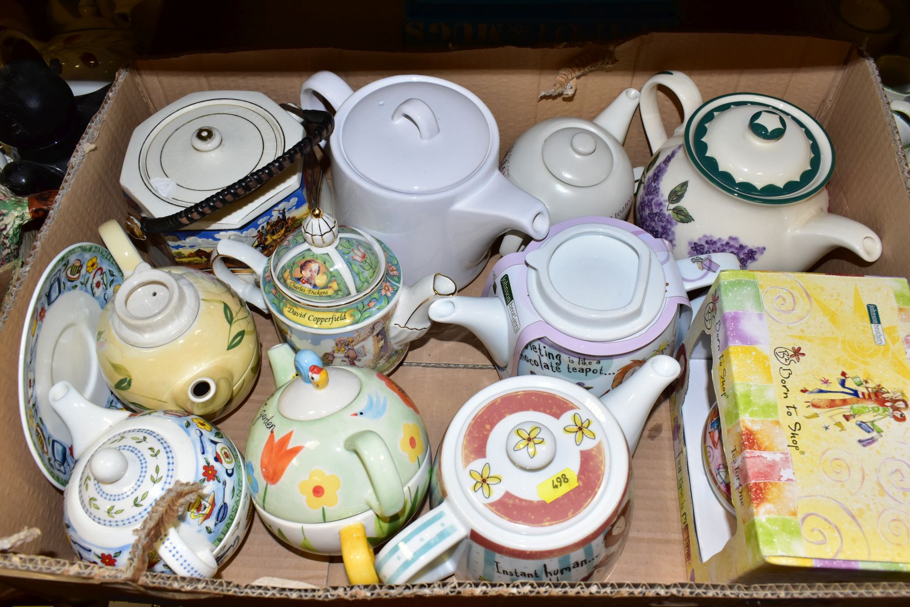 THREE BOXES OF NOVELTY TEA POTS, F. TRAUFFLER LTD SHEPHERD AND SHEEP BREAKFAST WARES,ETC, - Image 2 of 9