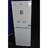 A BEKO CFG1552W FRIDGE FREEZER width 55cm depth 57cm height 153cm (PAT pass and working at 5 and -18