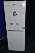 A BEKO CFG1552W FRIDGE FREEZER width 55cm depth 57cm height 153cm (PAT pass and working at 5 and -18