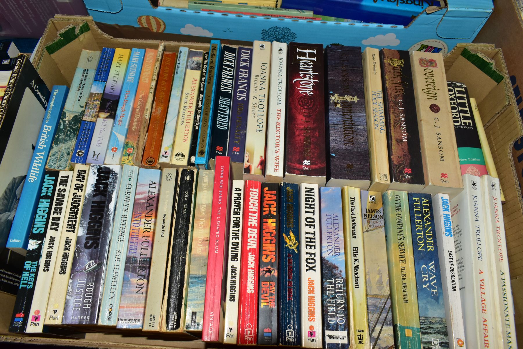 FIVE BOXES OF BOOKS, approximately one hundred and forty books with titles to include fiction, - Image 7 of 7