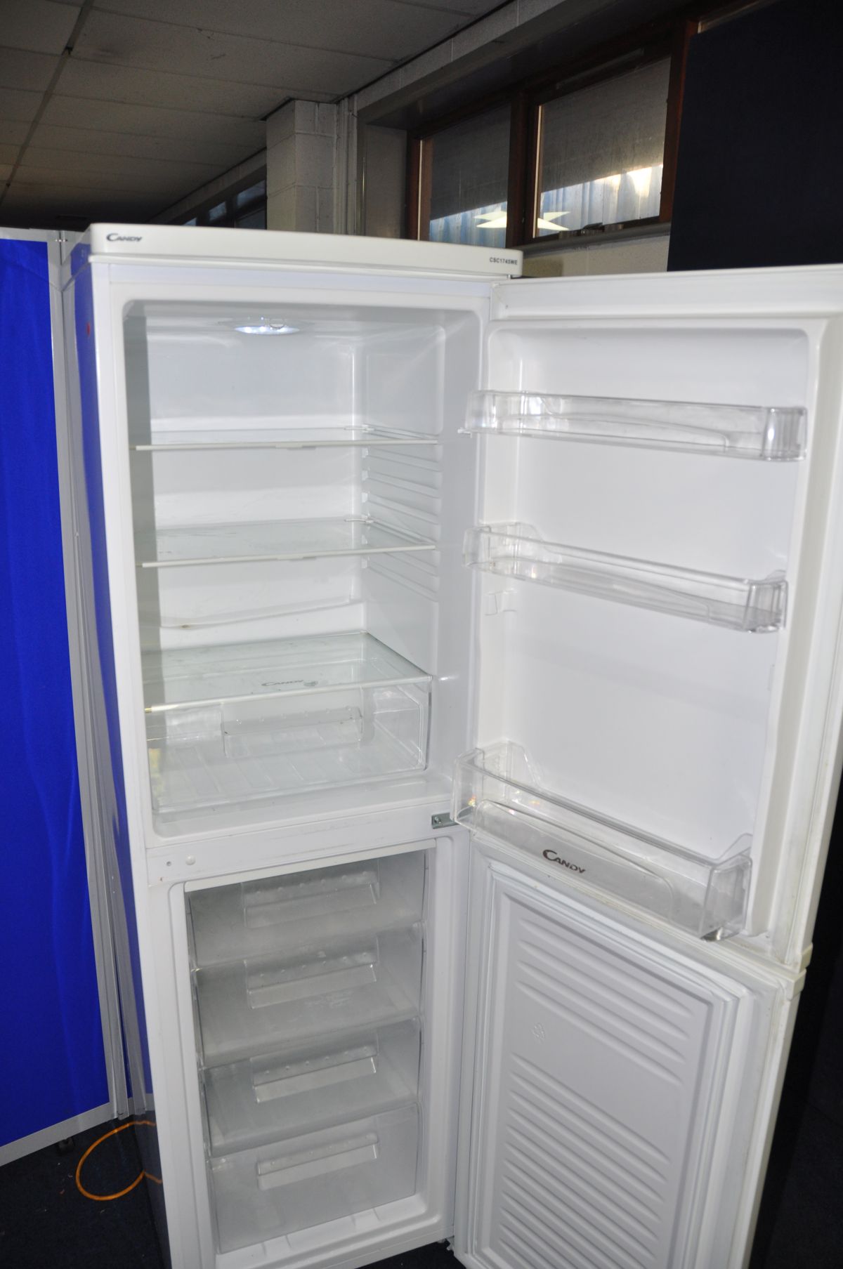 A CANDY FRIDGE FREEZER model No CSC1745WE (PAT pass and working at 5 and -19 degrees) - Image 2 of 2