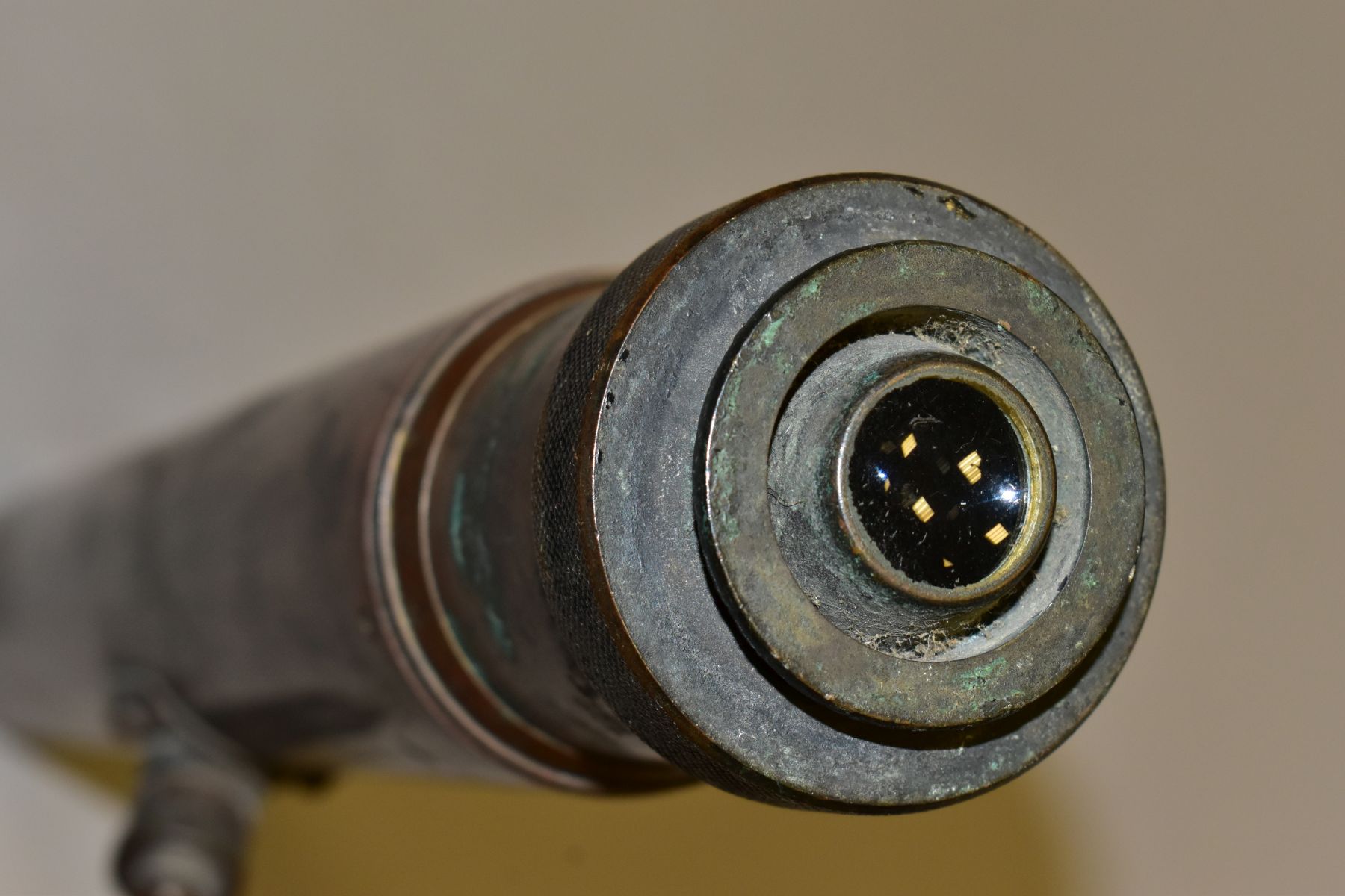 A W WATSON AND SONS LTD WORLD WAR ONE BRASS MILITARY TELESCOPE marked G S Telescope x 8 1400 W - Image 6 of 7