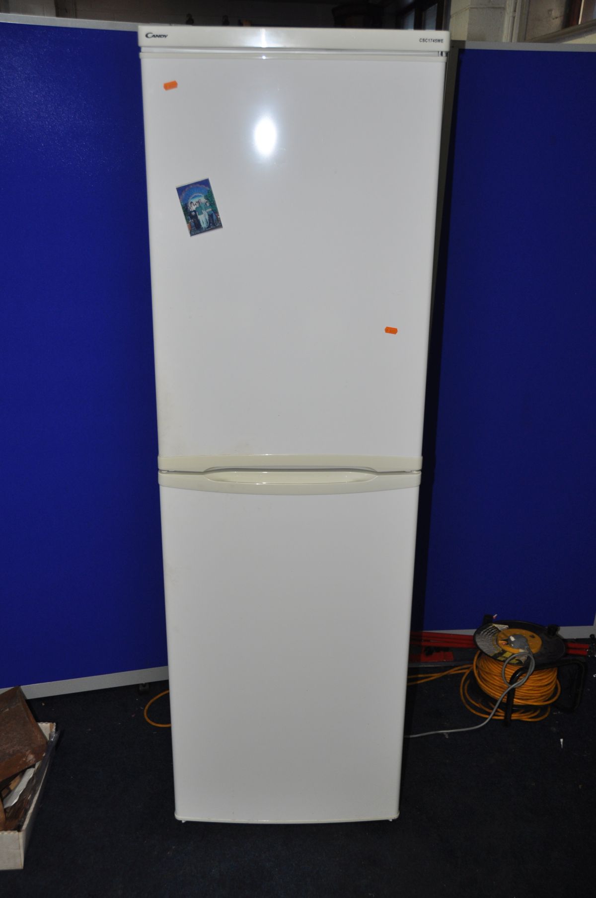 A CANDY FRIDGE FREEZER model No CSC1745WE (PAT pass and working at 5 and -19 degrees)