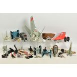 A QUANTITY OF ASSORTED STAR WARS ACTION FLEET AND OTHER SHIP & VEHICLE MODELS, all appear largely