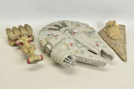 AN UNBOXED HASBRO STAR WARS THE FORCE AWAKENS BATTLE ACTION MILLENNIUM FALCON PLAYSET, not tested,