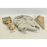 AN UNBOXED HASBRO STAR WARS THE FORCE AWAKENS BATTLE ACTION MILLENNIUM FALCON PLAYSET, not tested,