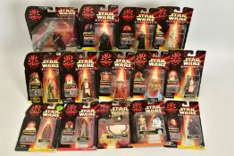 A QUANTITY OF HASBRO STAR WARS EPISODE I ACTION FIGURES, all still sealed on original cards and with