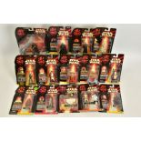 A QUANTITY OF HASBRO STAR WARS EPISODE I ACTION FIGURES, all still sealed on original cards and with