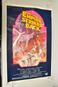 STAR WARS THE EMPIRE STRIKES BACK 1980, U.S. one sheet poster for the 1982 re-release of the