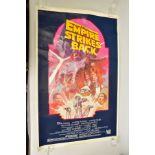 STAR WARS THE EMPIRE STRIKES BACK 1980, U.S. one sheet poster for the 1982 re-release of the