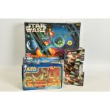 A BOXED AMT ERTL STAR WARS IMPERIAL TIE FIGHTERS PLASTIC CONSTRUCTION KIT, No.8438, still sealed