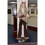 A LARGE SIZE PROMOTIONAL FIGURE OF JAR JAR BINKS, possibly produced for Pepsi, appears complete