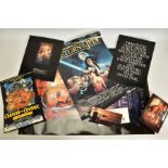 A STAR WARS REVENGE OF THE JEDI ADVERTISING TEASER, double sided colour fold out supplement to