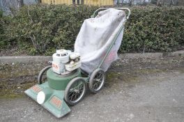 A BILLY GOAT PERTOL LEAF VACUUM with a Briggs and Stratton 3.5Hp engine (engine pulls freely but