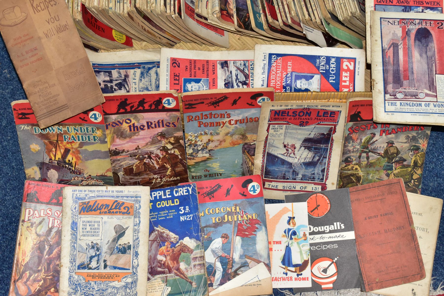 VINTAGE WAR, ADVENTURE AND BOXING COMICS, to include volumes of Aldine War Stories, Aldine boxing