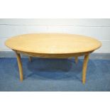 AN ERCOL RENAISSANCE COFFEE TABLE, length 122cm x depth 76cm x height 51cm