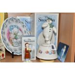 THREE PIECES OF BOXED ROYAL DOULTON THE SNOWMAN CERAMIC WARES, comprising a Snowman Magic DS5
