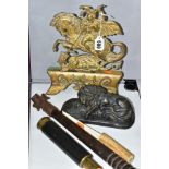 COLLECTIBLES AND CURIOS, comprising a Falco Enbee 22x magnification three draw telescope, a