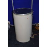 A PICKFORD COOL CAN BARREL SHAPED FREEZER with lift out framework shelves 55cm in diameter x