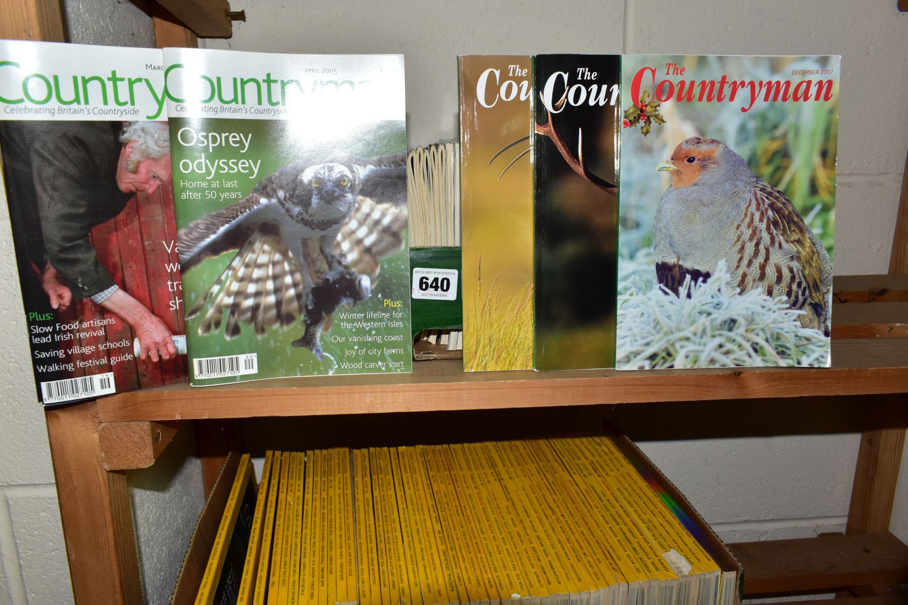 THREE BOXES OF THE COUNTRYMAN, COUNTRYMAN AND NATIONAL GEOGRAPHIC MAGAZINES comprising seventy two - Image 8 of 8