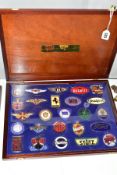 A COLLECTION OF TWENTY FIVE 'BADGES OF THE WORLD'S GREAT MOTOR CARS', issued by Danbury Mint, the