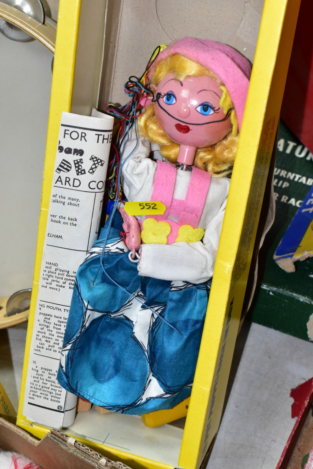 A SMALL QUANTITY OF TOYS AND GAMES, ETC, including a Pelham Puppet SS Tyrolean Girl, with - Image 4 of 7