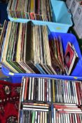 THREE BOXES OF RECORDS AND CDS, to include over 110 LP records - Kenny Ball, James Last, The