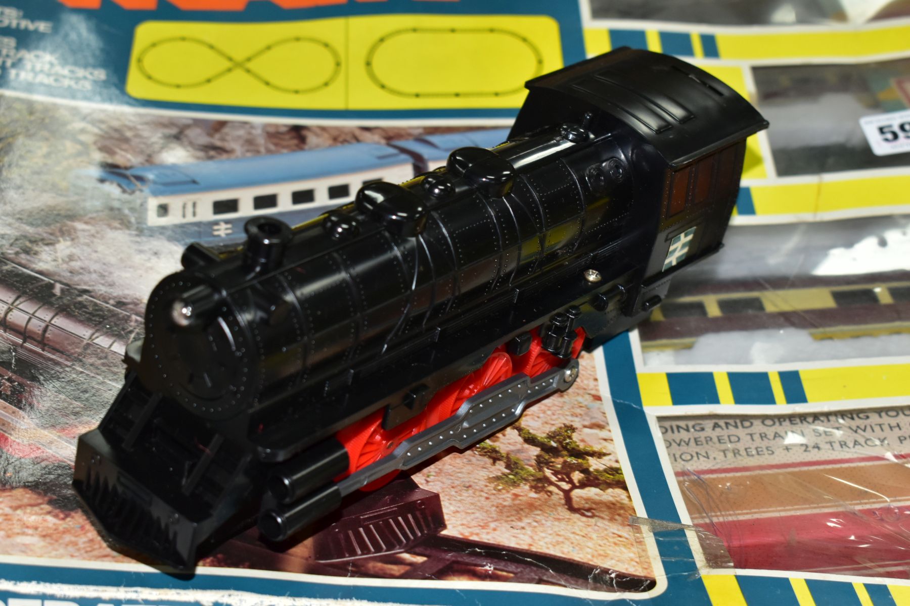 A BOXED TRANS PACIFIC TRADITIONAL RAILWAY SET, battery operated, appears to be unused, together with - Image 3 of 5