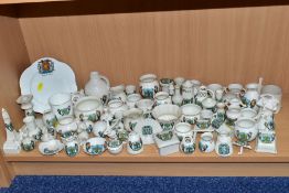 A COLLECTION OF TAMWORTH CRESTED CHINA, by various manufacturers each bearing Tamworth's coat of
